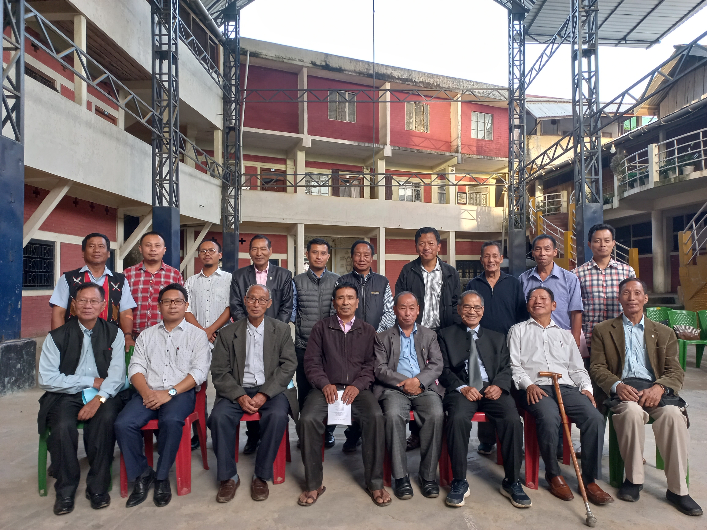 Governing Board and representative from the school founding Churches.